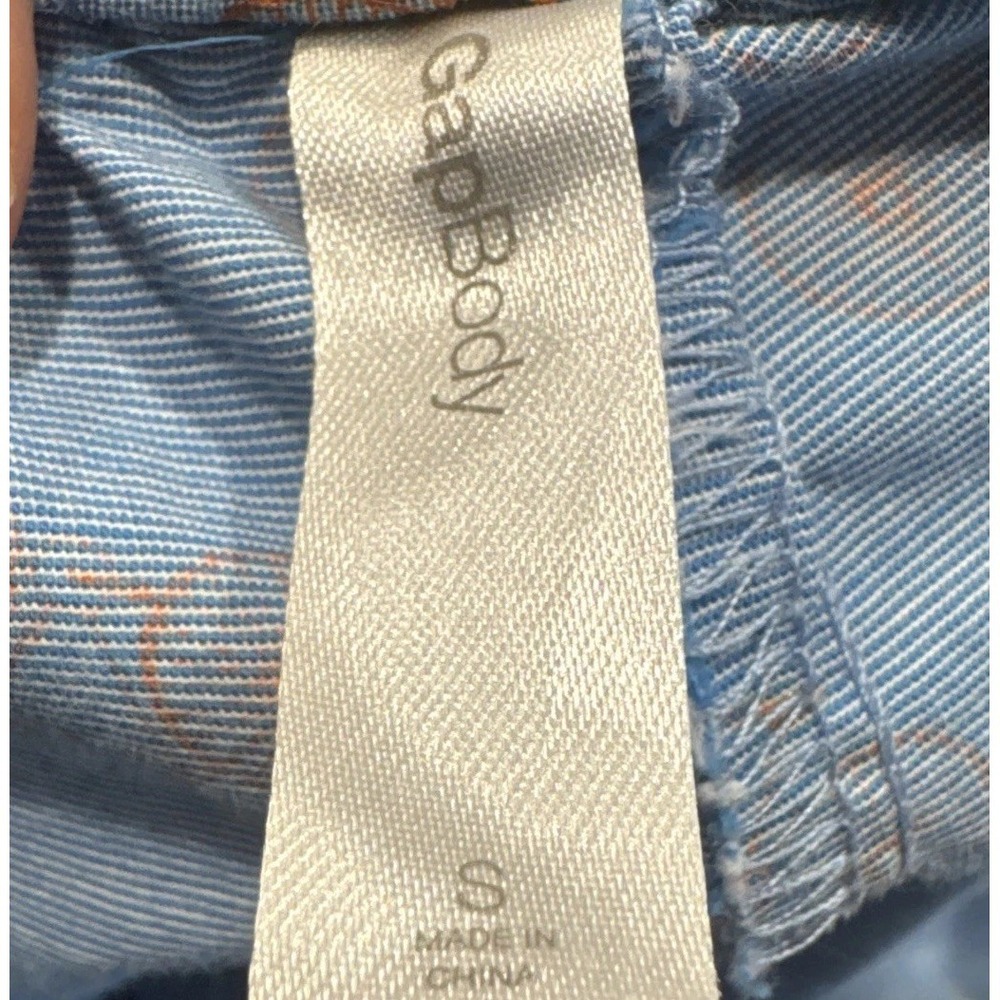 GapBody Pajama Shorts Womens Size Small Bicycle Print Drawstring Cotton - Picture 6 of 7
